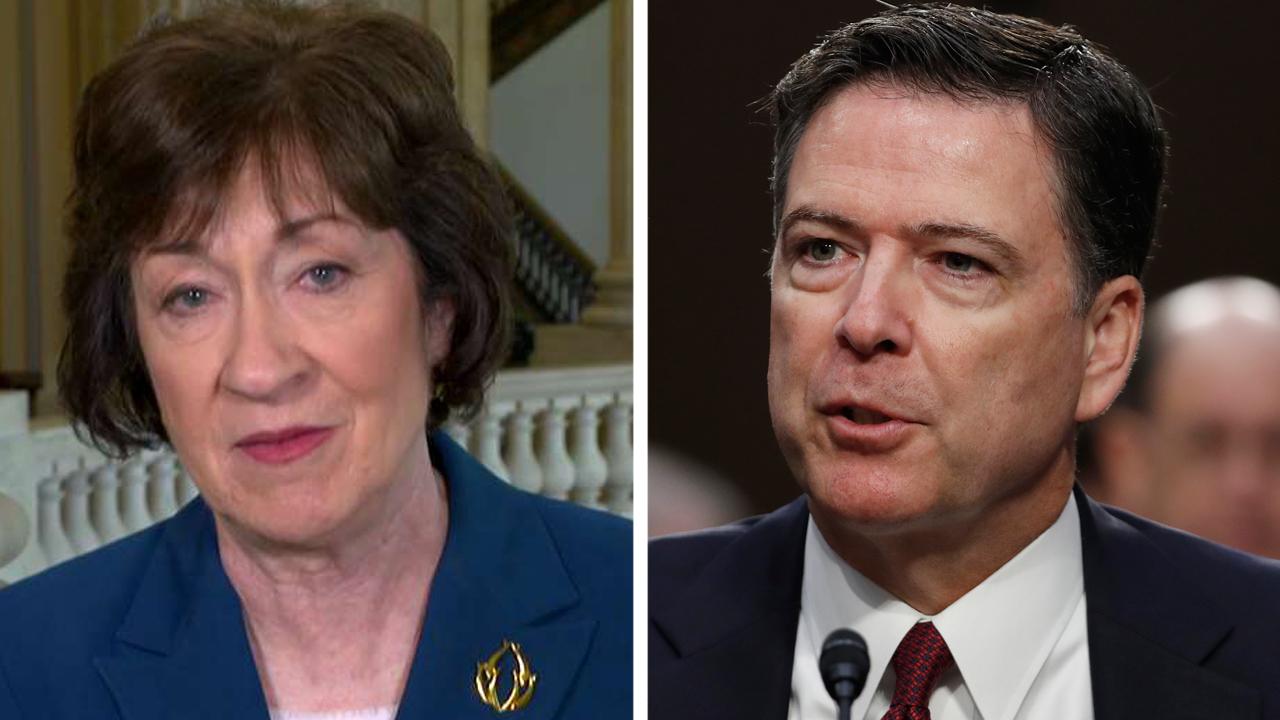 Sen. Collins: Comey has made some real mistakes in judgement