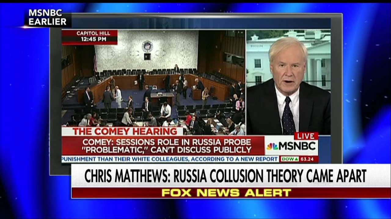 Chris Matthews: Trump-Russia collusion theory came apart.
