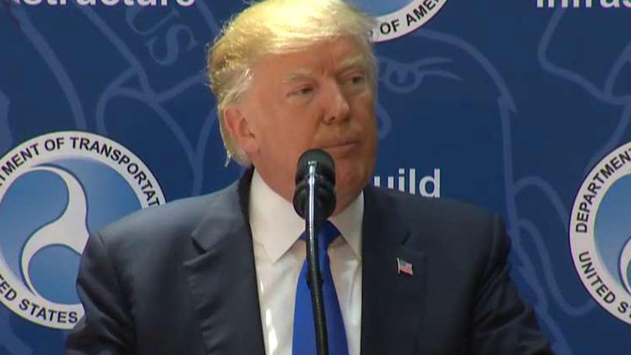 Trump: America deserves the best infrastructure in the world