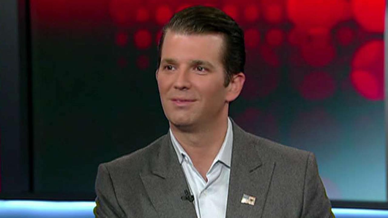Donald Trump Jr. reacts to Comey's accusations