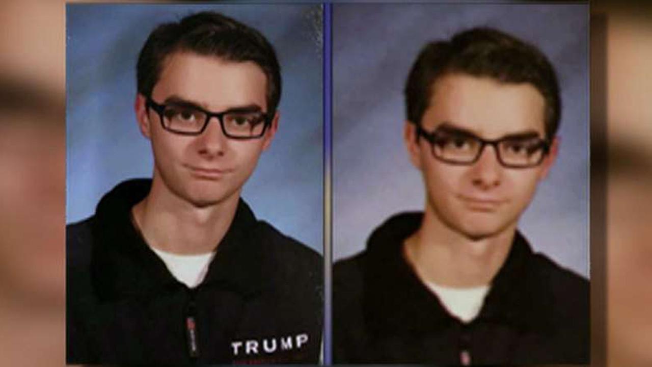 Students' Trump shirts altered in high school yearbook