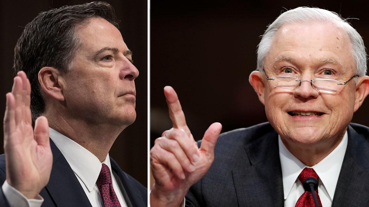 Sessions contradicts Comey on staying silent