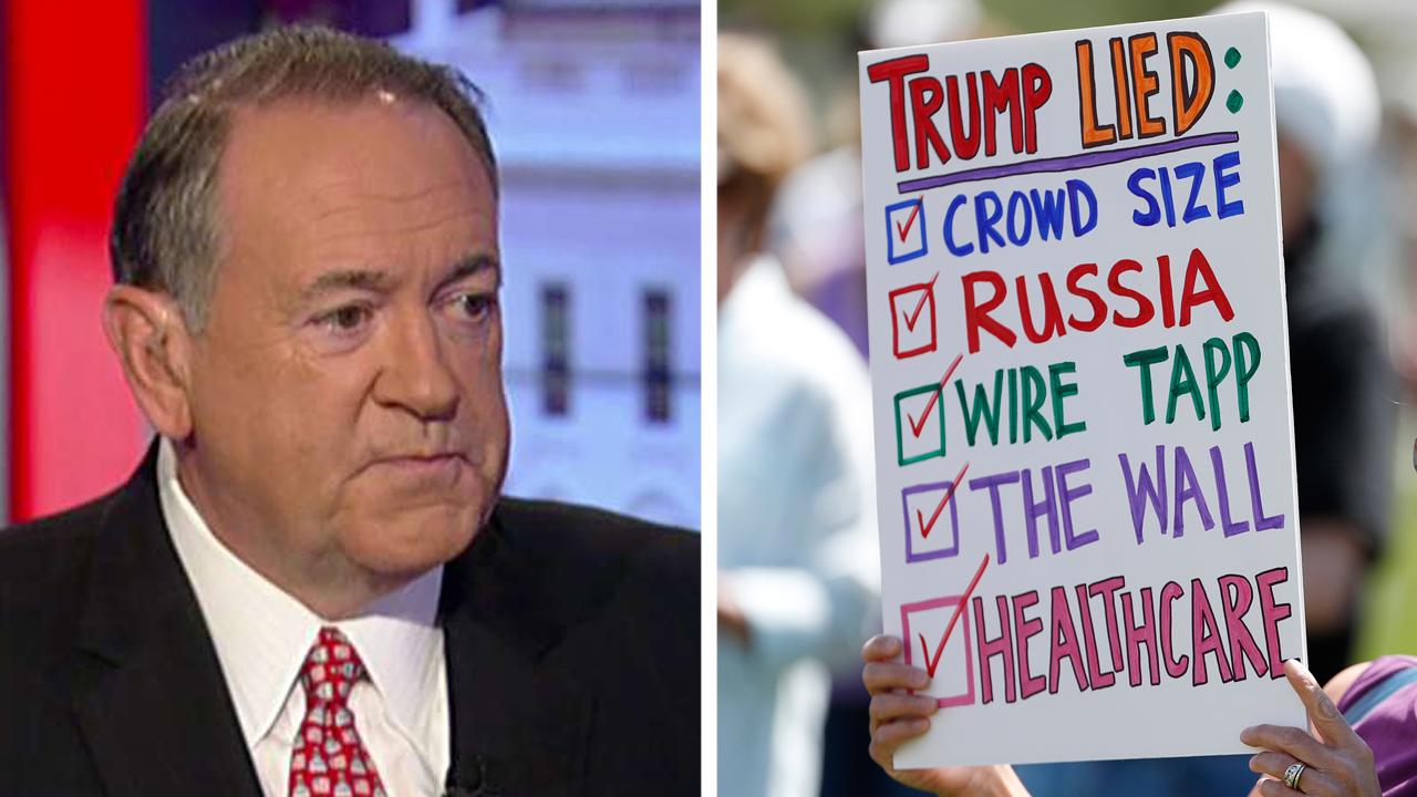 Huckabee: People making things up to try to overthrow Trump