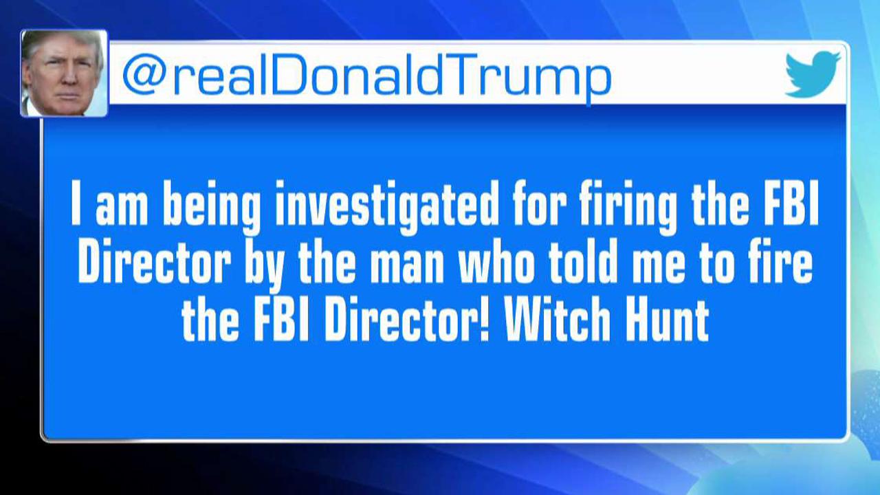 Did President Trump's tweet confirm obstruction probe?