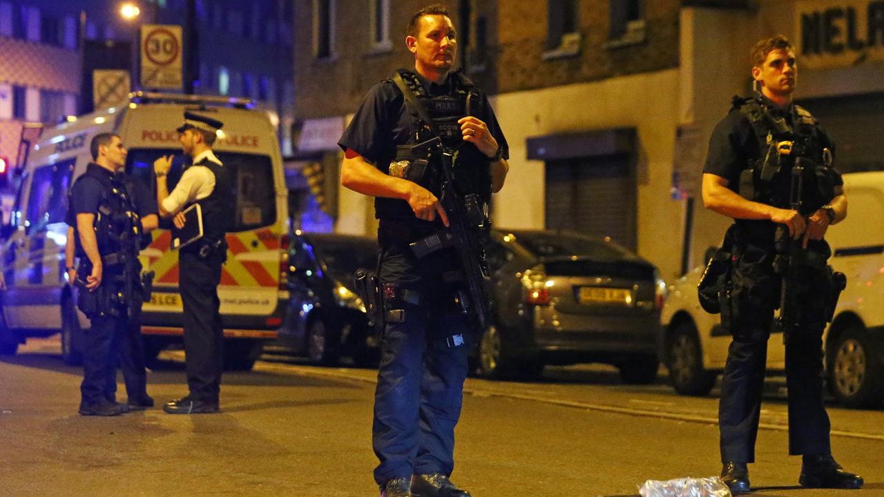 UK police call van attack 'suspected terror incident'