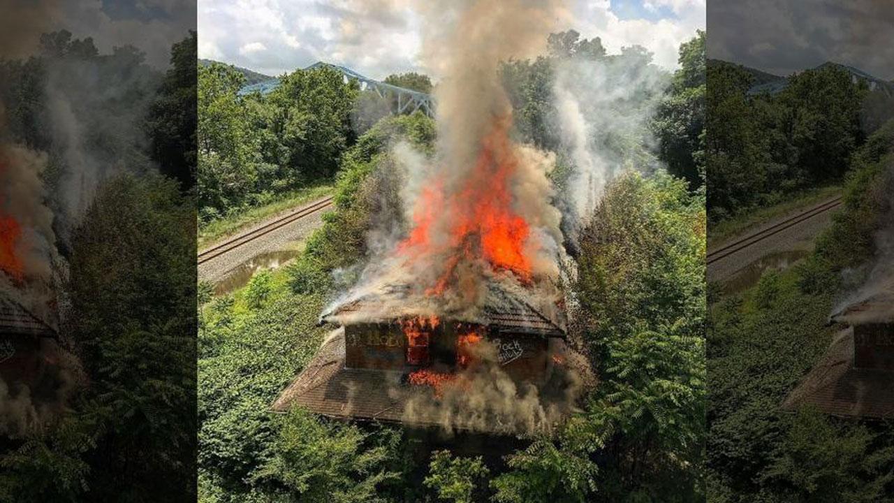 Historic Pennsylvania train station destroyed in fire