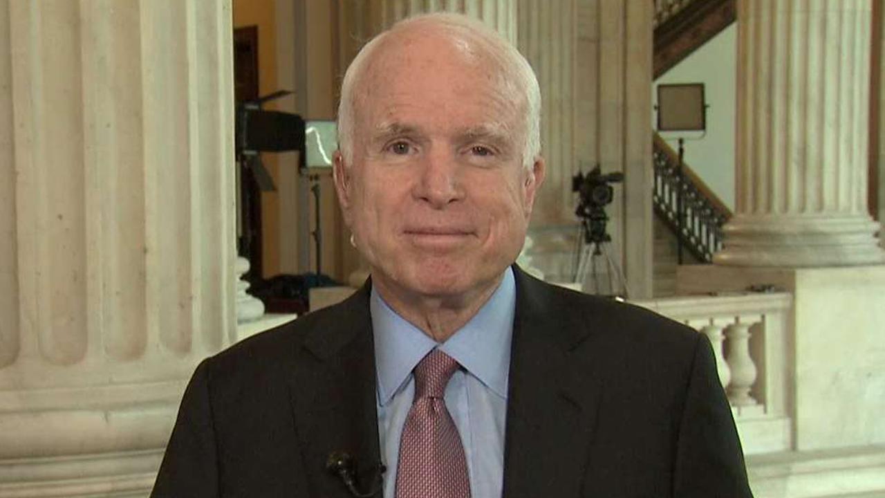 McCain calls for vigorous debate on Senate health care bill