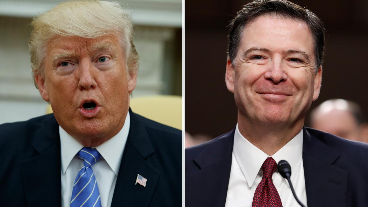 Trump tweets he does not have tapes of Comey conversations