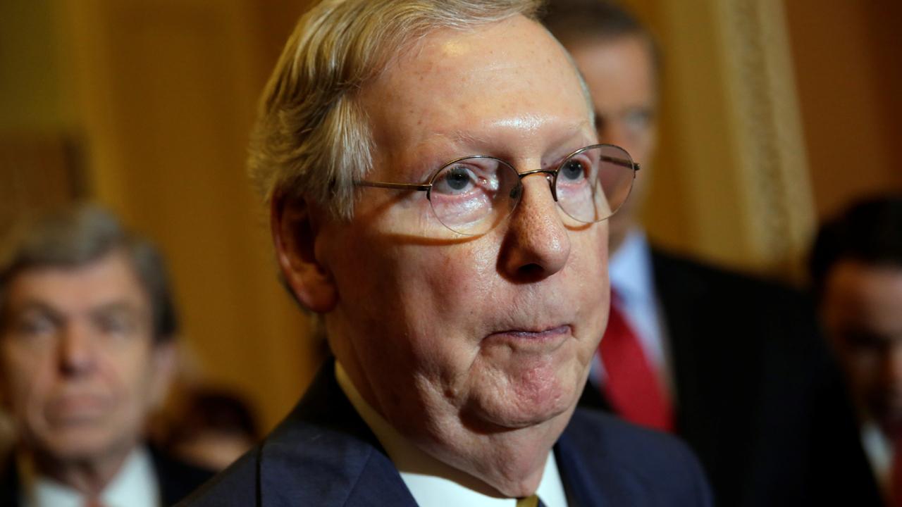McConnell pushing to get health care bill to Senate floor