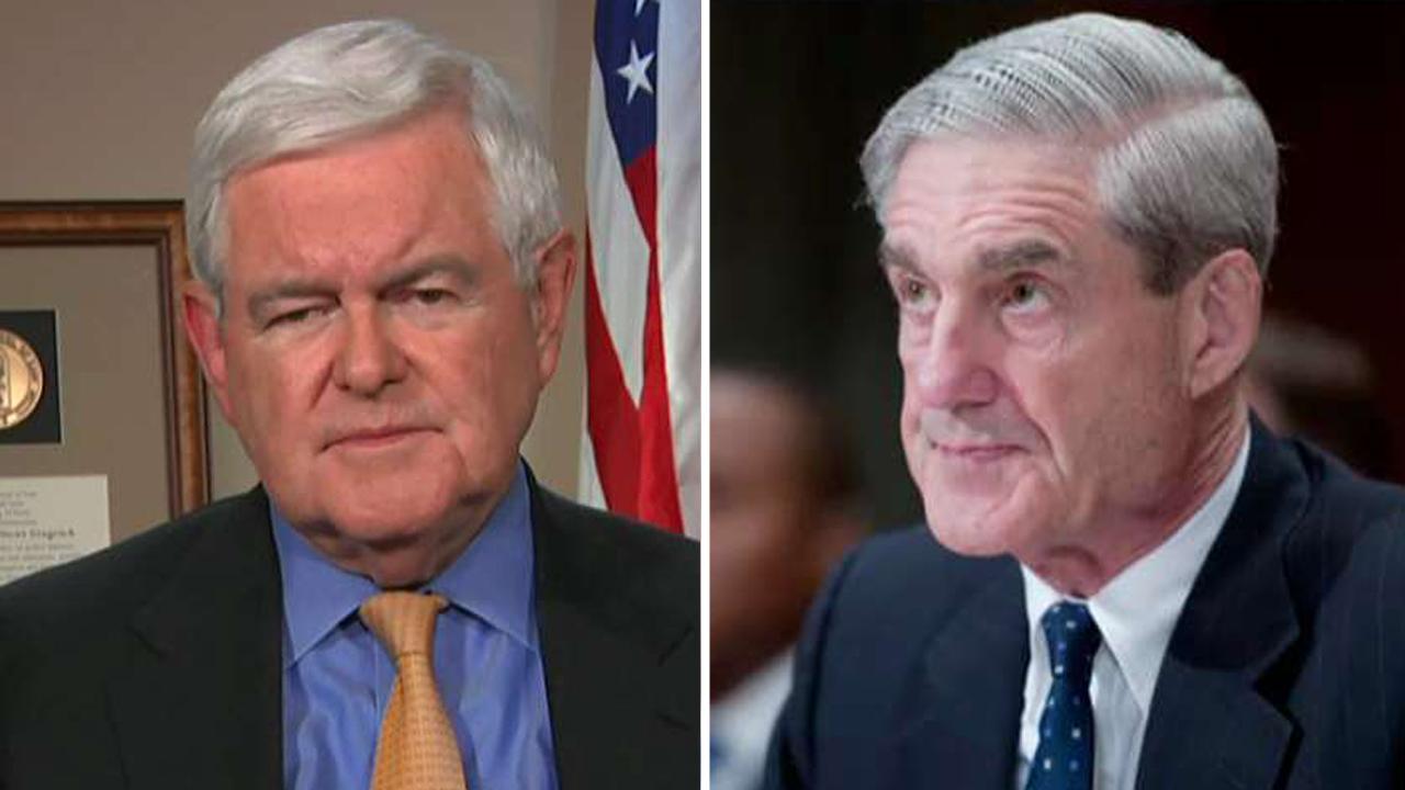 Gingrich: Mueller is out on a hunt to try to get to Trump