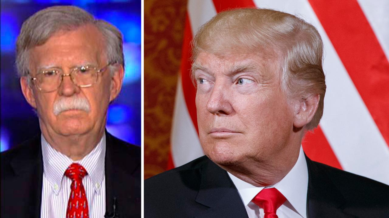 Bolton: Trump needs to get leaks under control, fire people