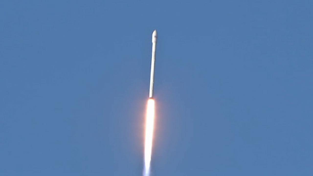 SpaceX launches communication satellite on third try