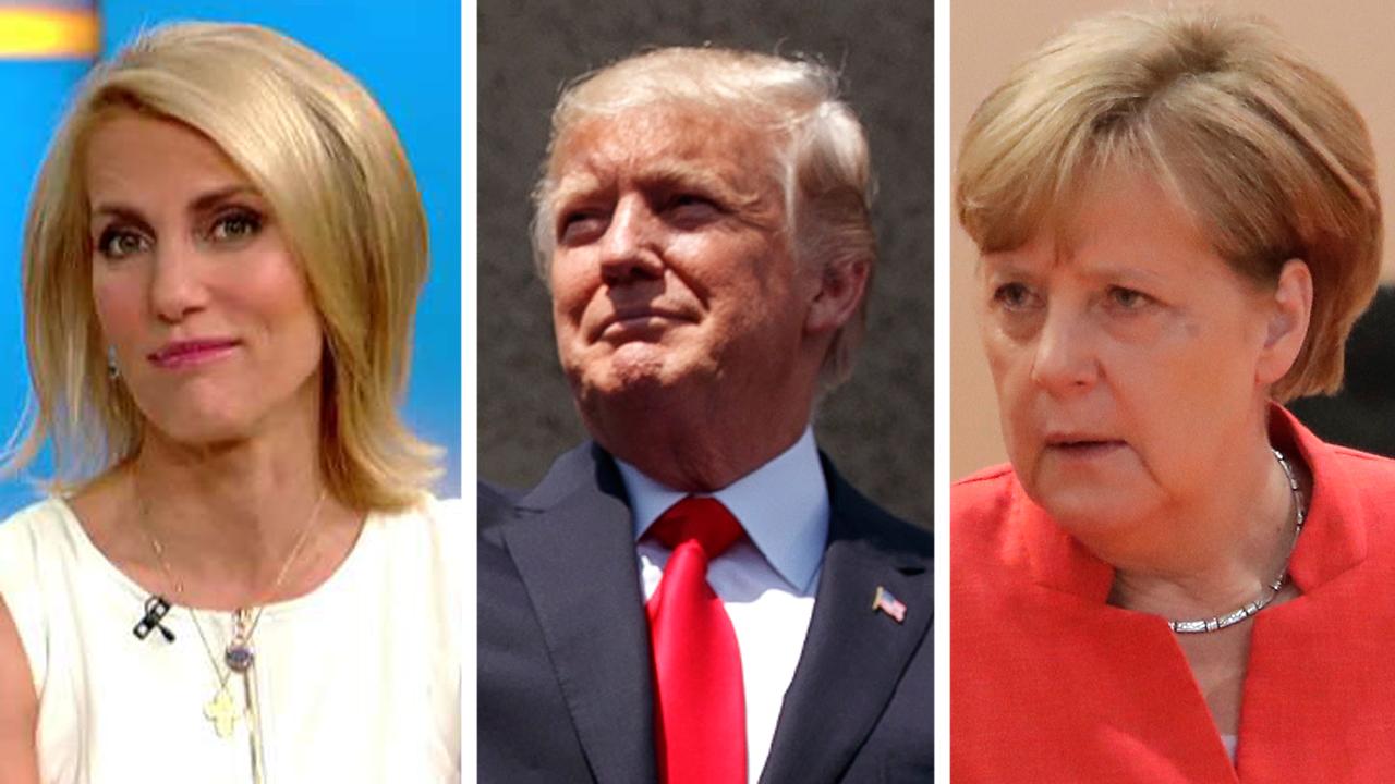 Ingraham: Merkel irked by Trump's America first policy