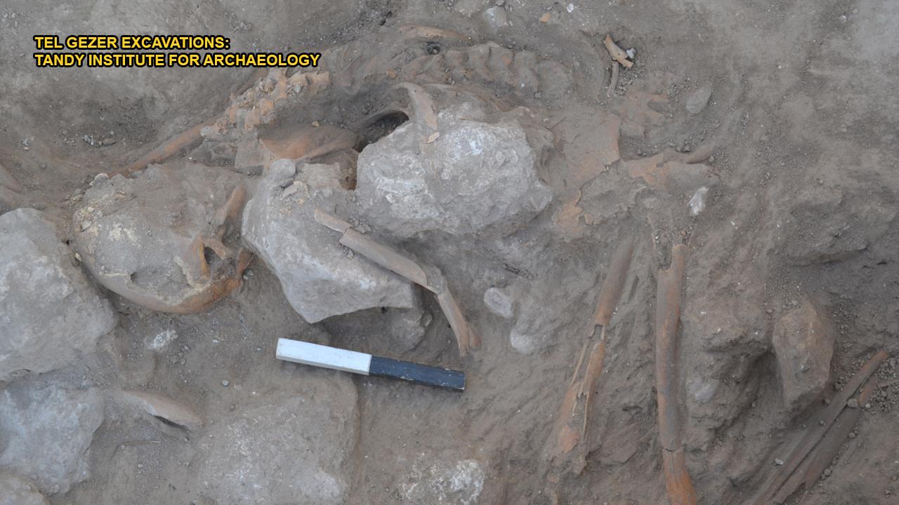 Human remains unearthed in biblical city, 3,200 years after it was destroyed by ancient Egyptians