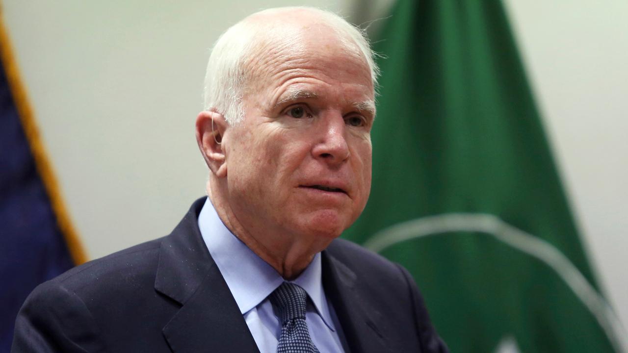 Sen. McCain: Healthcare bill 'probably going to be dead'