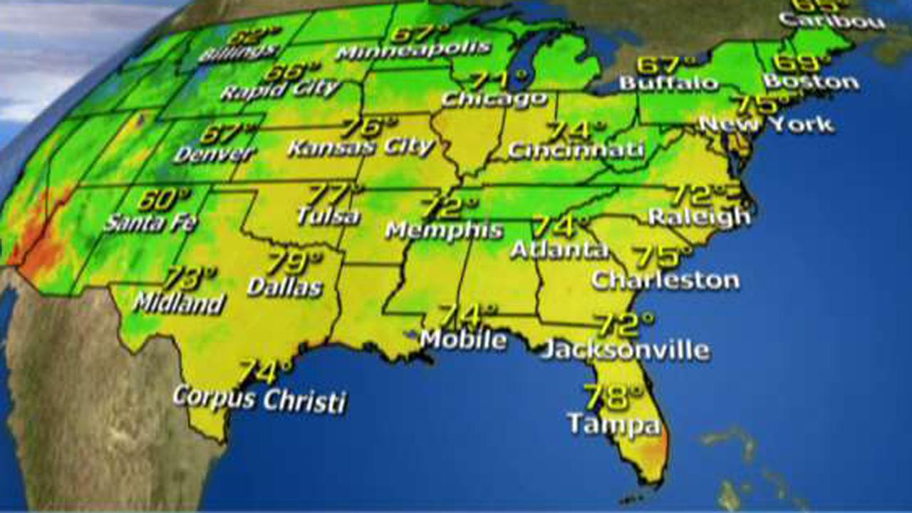 National forecast for Tuesday, July 11