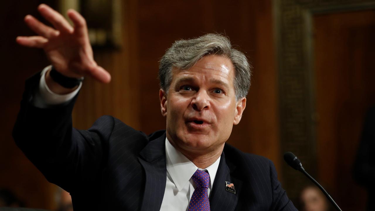 Senators pressed Wray to declare his independence from Trump