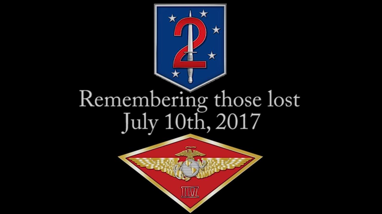 Marine Corps honors victims of deadly KC-130 crash