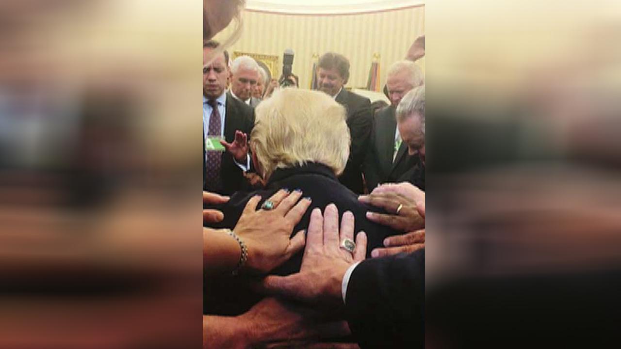 The truth behind the Oval Office prayer circle 