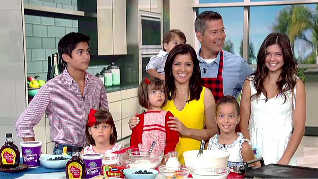 Cooking with 'Friends': The Duffy family's ricotta pancakes