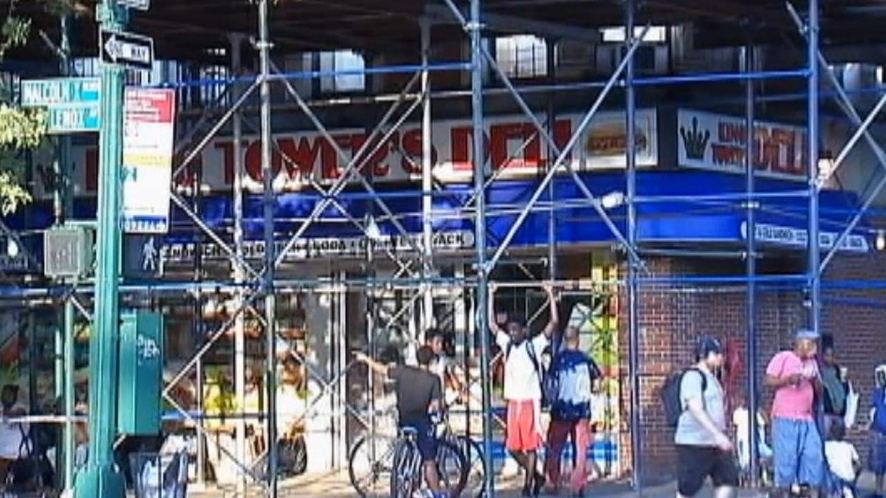 Scaffolding outside NYC apartment building up for 17 years