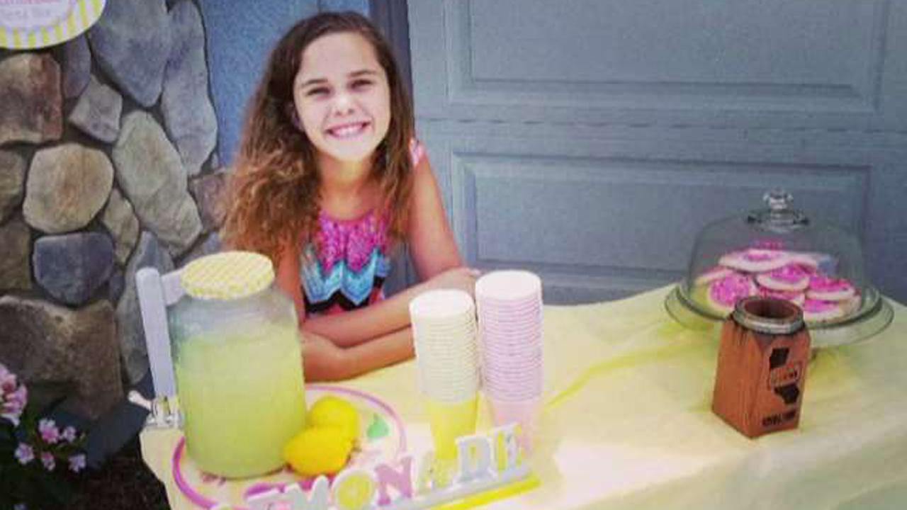 Man threatens to call cops on girl's lemonade stand