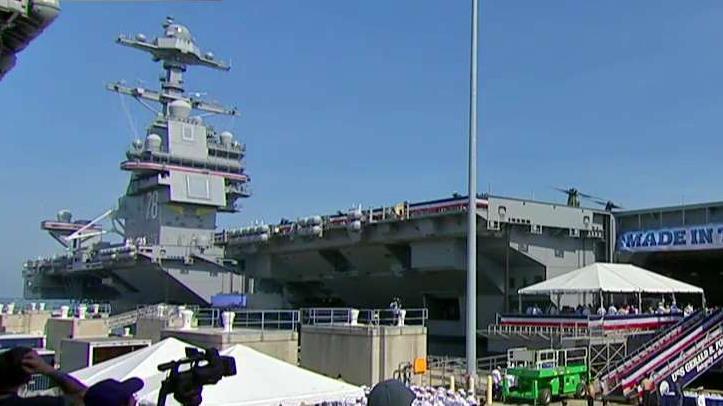 USS Gerald R. Ford features innovative new technology