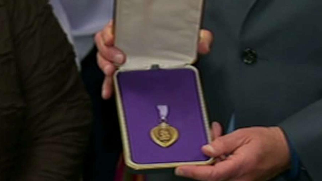 NY family reunited with long lost Purple Heart
