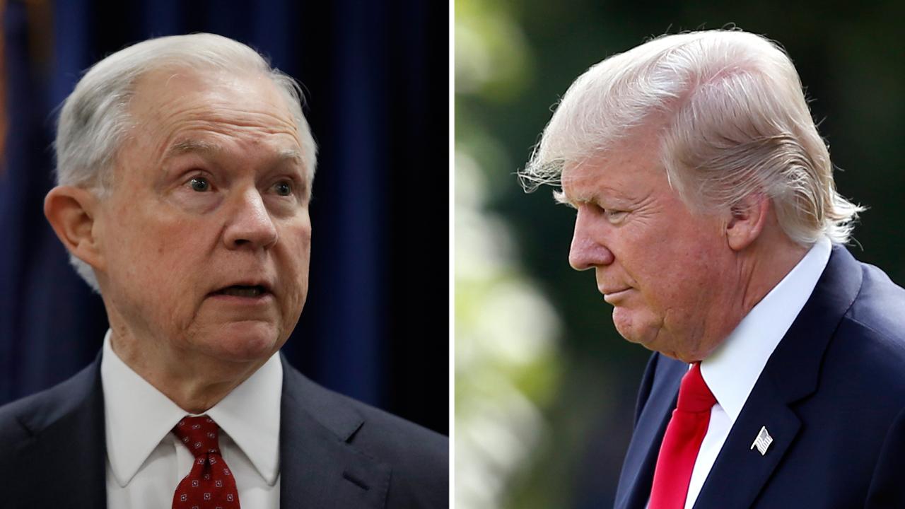 Did Trump's tweets on Sessions cross the line?
