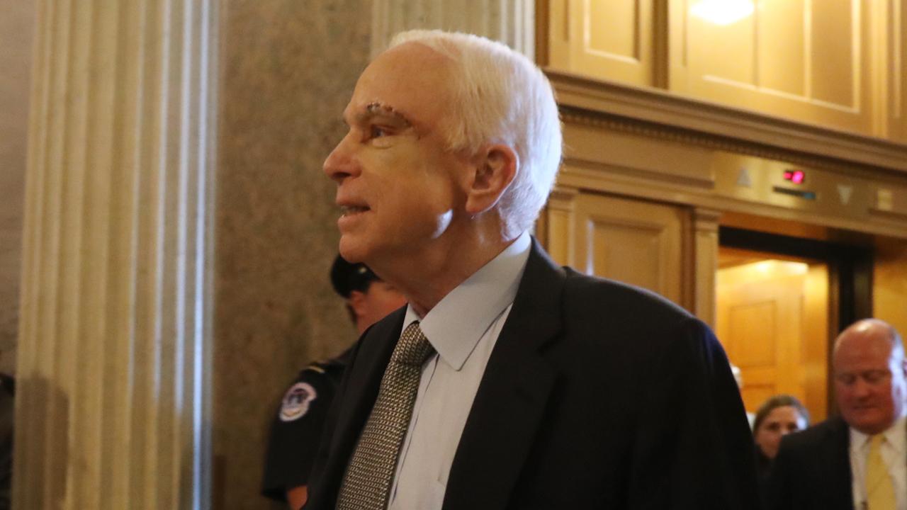 McCain returns, Senate takes major step in healthcare reform