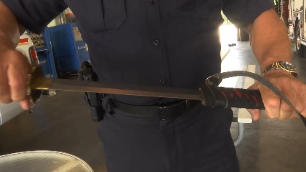 Florida man brandishes samurai sword in road rage incident