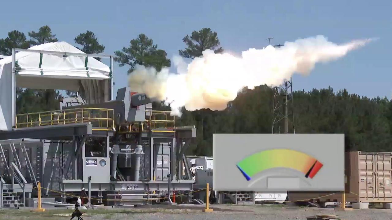 Navy conducts rapid-fire test with electromagnetic railgun