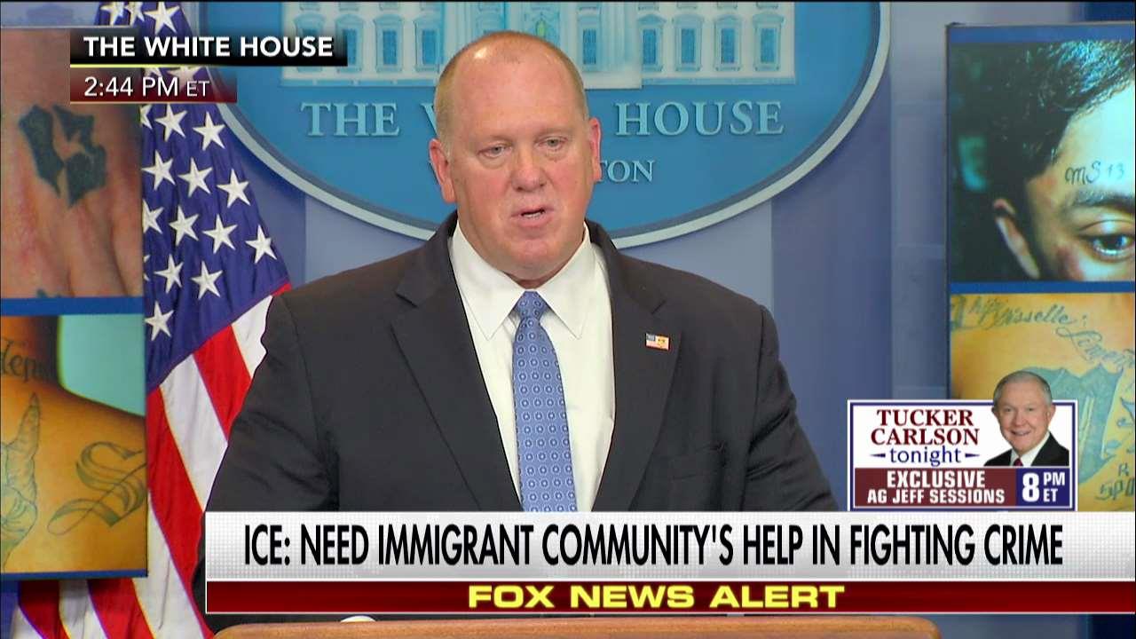 ICE Director holds presser