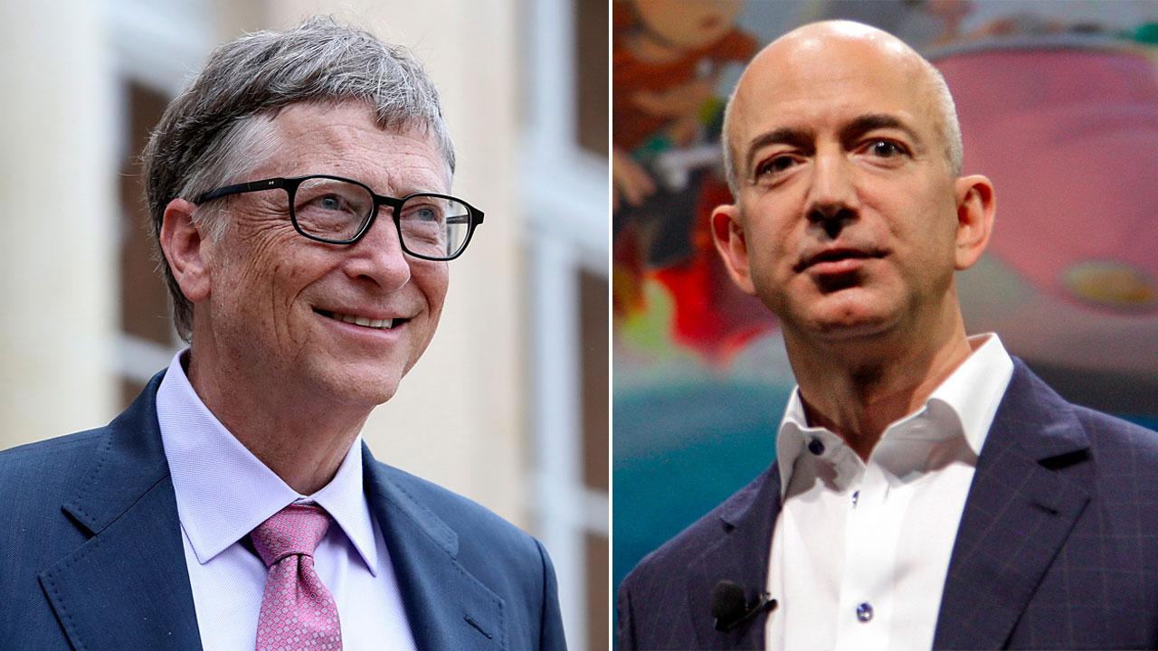 Battle of the billionaires: Jeff Bezos vs. Bill Gates