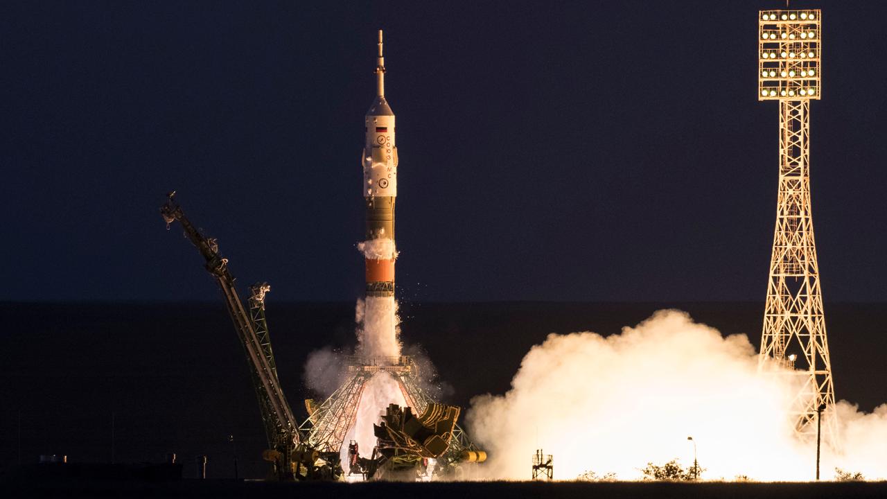 NASA astronaut blasts off on mission to ISS