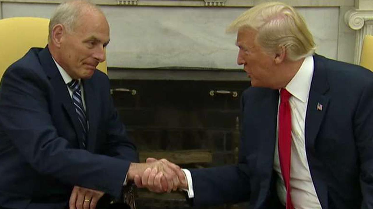 John Kelly sworn in as White House chief of staff