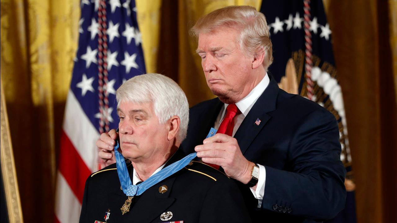 President Trump honors James McCloughan with Medal of Honor