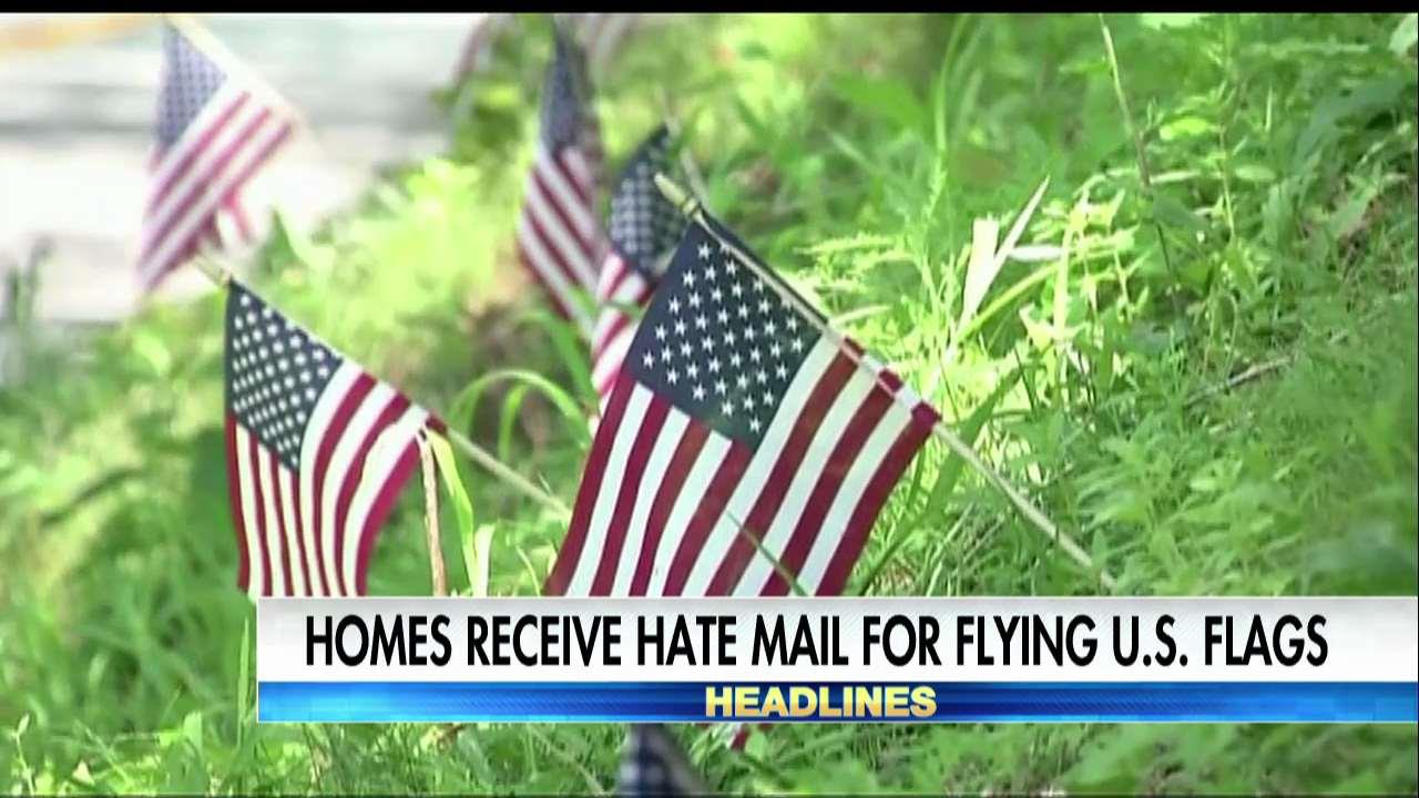 CT Residents Get Hate Mail for Flying American Flags