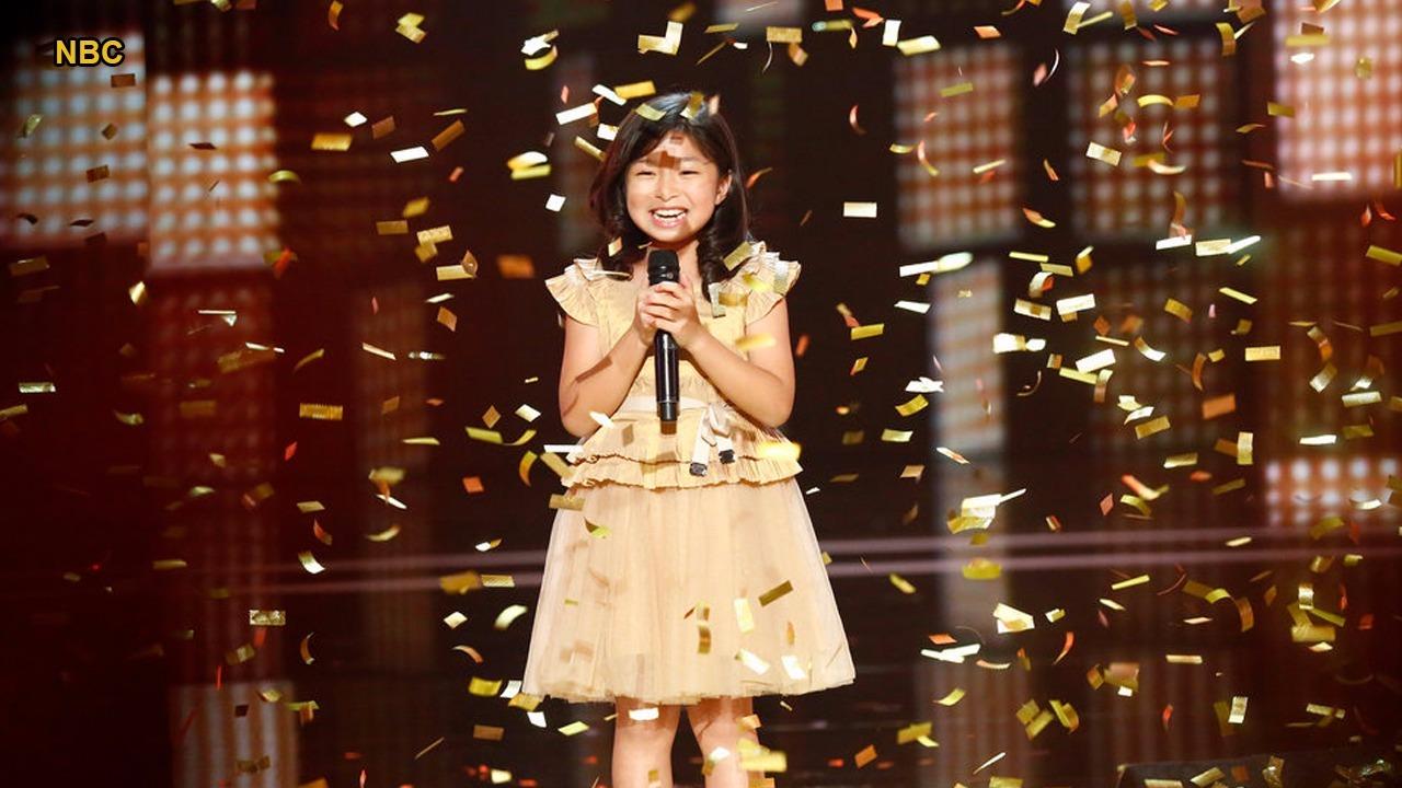 'America's Got Talent': 9-yr-old singer gets a golden buzzer