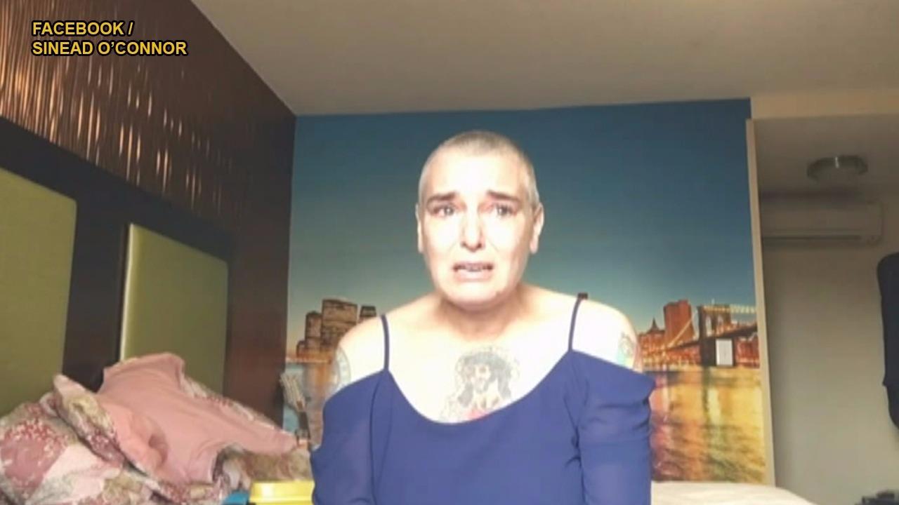 Sinead O'Connor posts emotional video saying she's suicidal