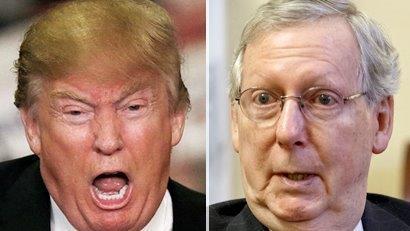 Trump and McConnell trade jabs over GOP agenda
