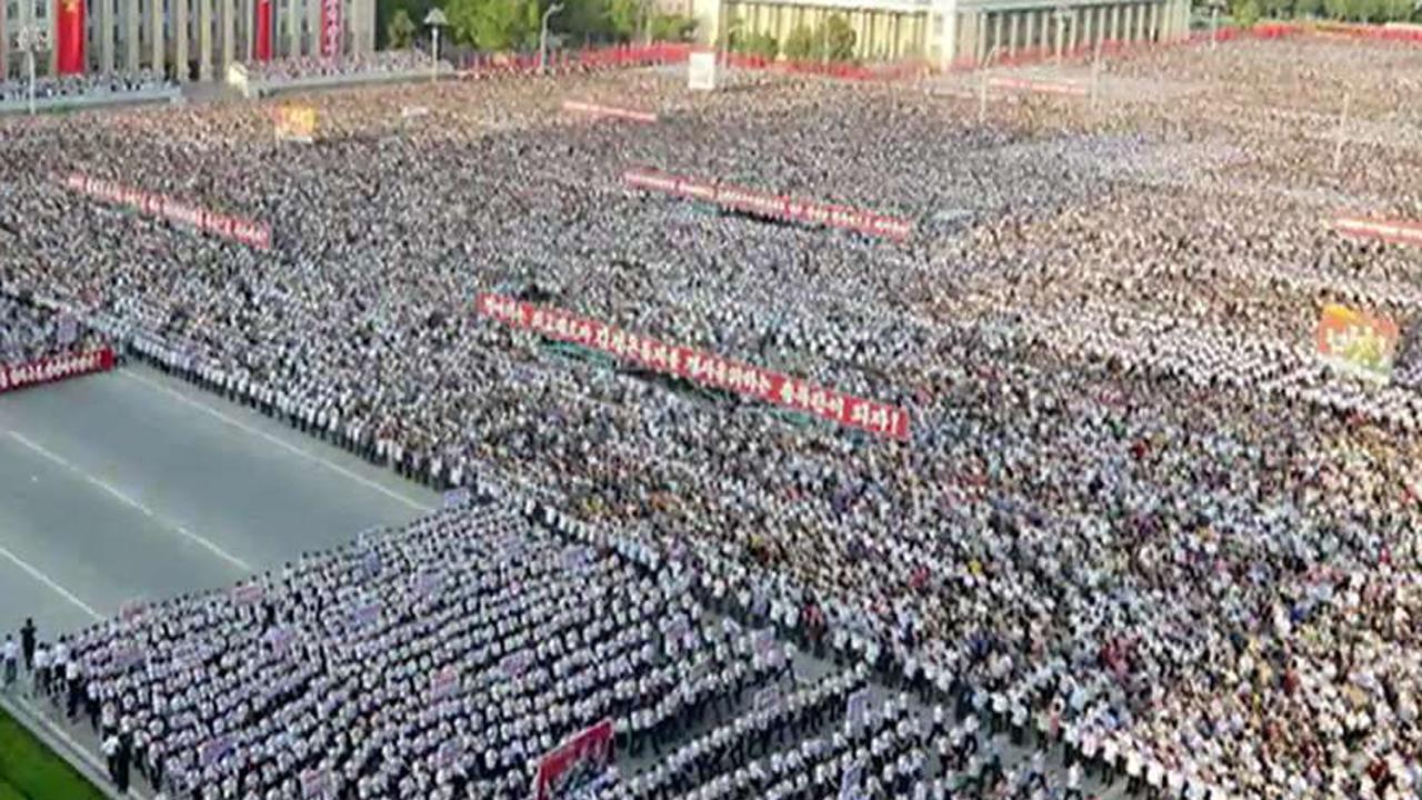 Is North Korea's rally against US just for show?