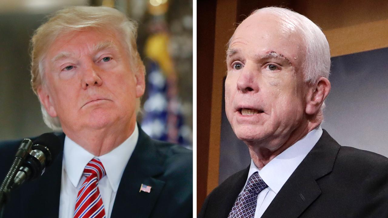 Trump putting pressure on McCain with Arizona rally? 
