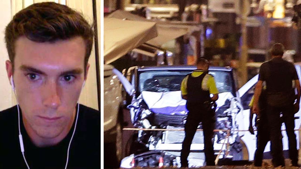 Barcelona attack witness: Van stopped 10 feet away from me