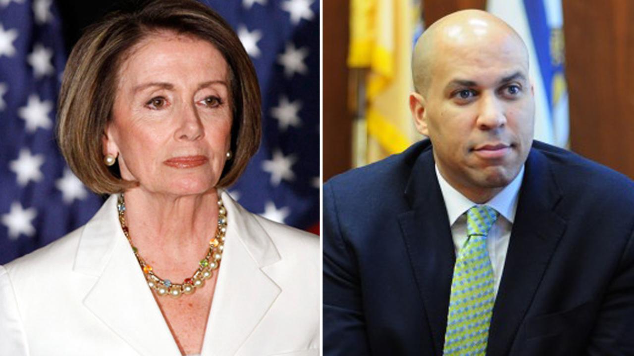 Pelosi and Booker call for removal of Confederate statues
