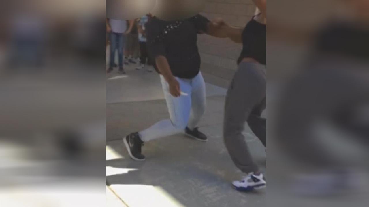 Teen girl gets stabbed during fight