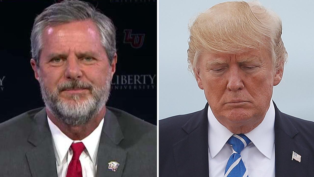 Falwell Jr.: Trump does not have a racist bone in his body