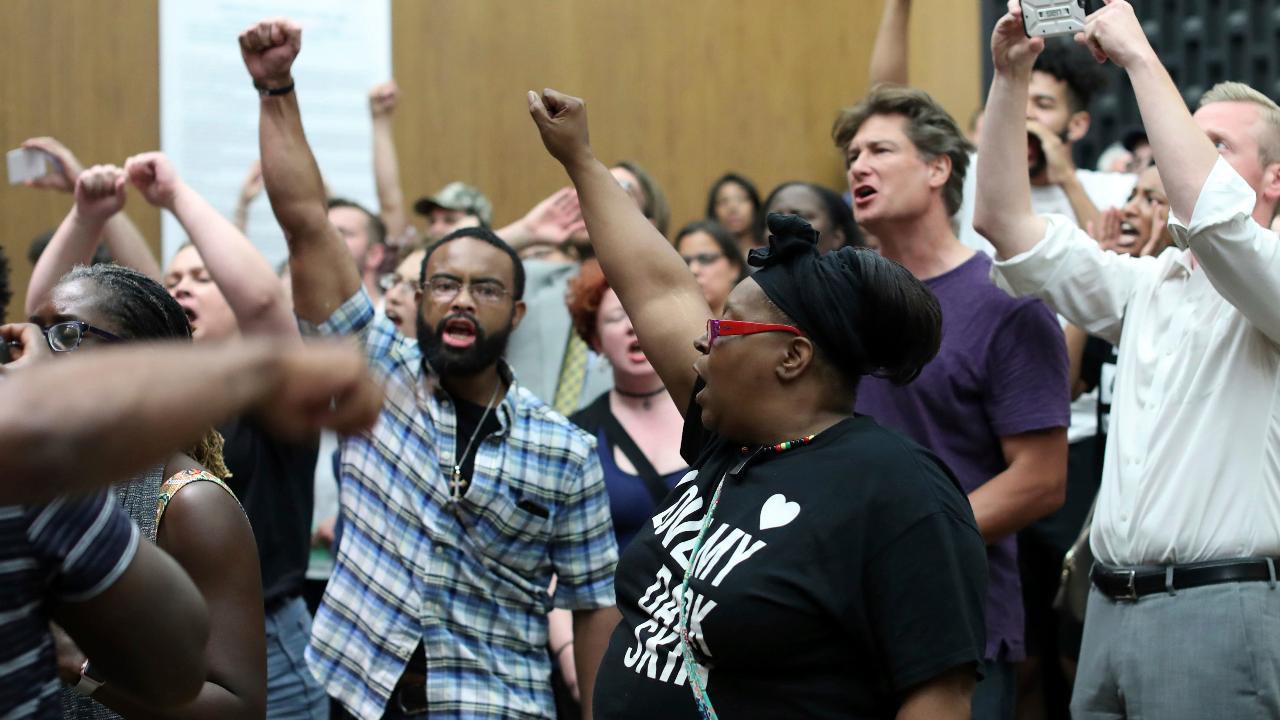 Charlottesville City Council meeting erupts with protests