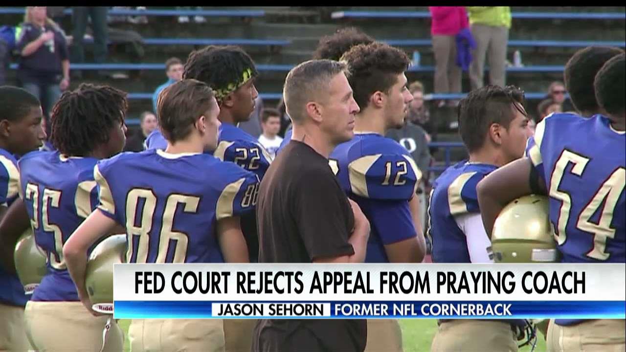 Jason Sehorn reacts to ruling against praying football coach. 