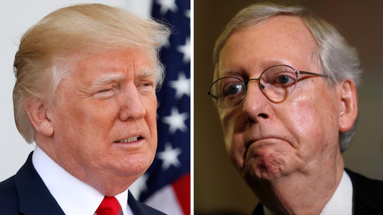 Trump, McConnell to meet on agenda amid signs of rift 